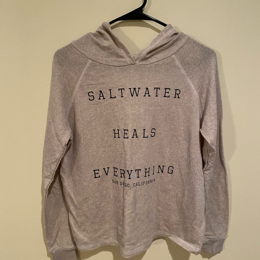 Saltwater Heals Everything Sweatshirt, never worn